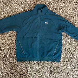 Figs Sydney Scrub Jacket Caribbean Blue